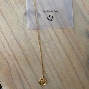 Electric Picks Sunflower Necklace